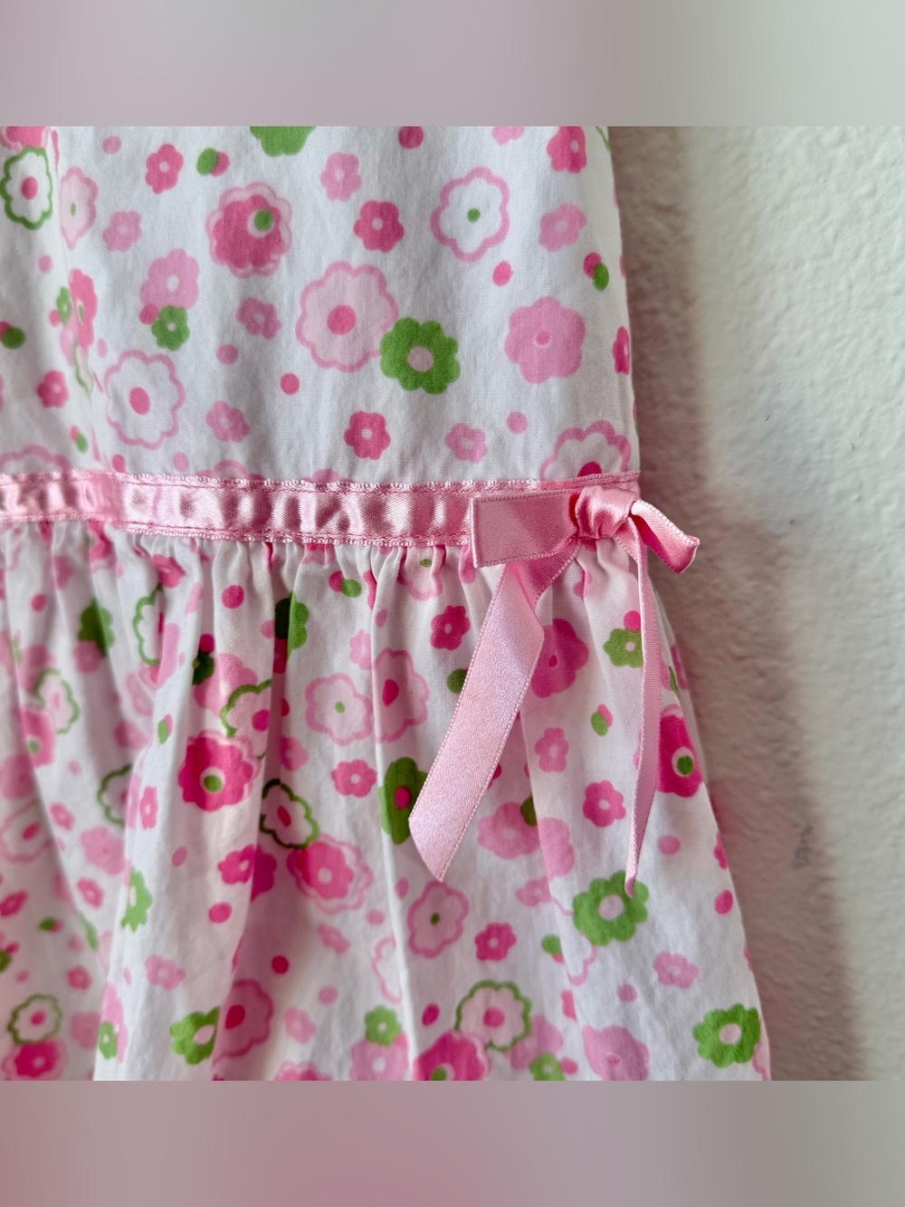 Laura Ashley Gymboree Girls Size 5 Dress Lot Pink Argyle Sweater Floral Halter - Picture 3 of 6